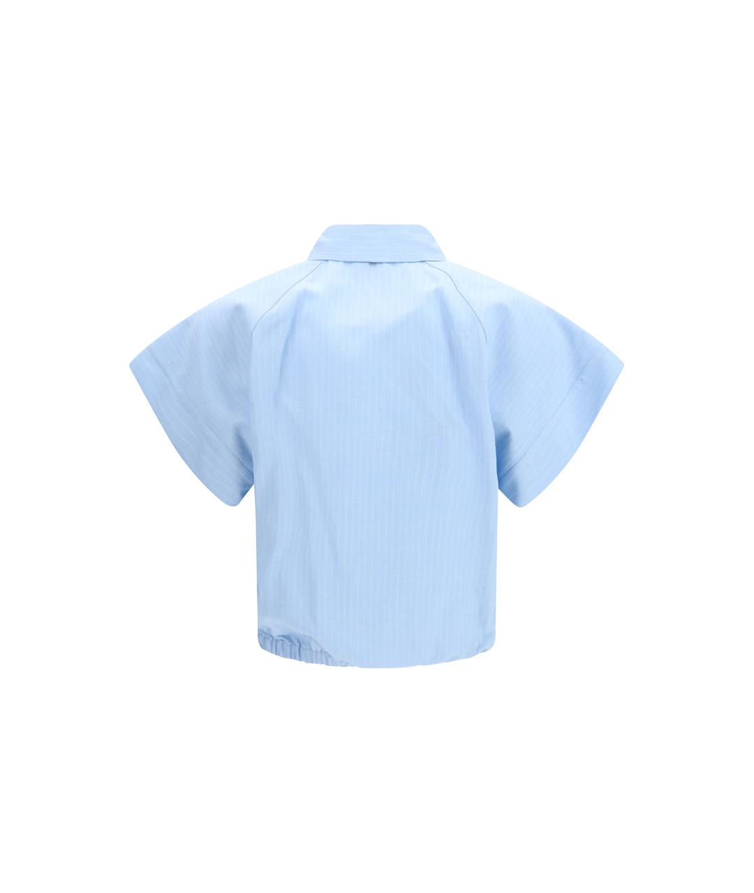 JACOB COHEN Голубая вискозная рубашка, фото 2