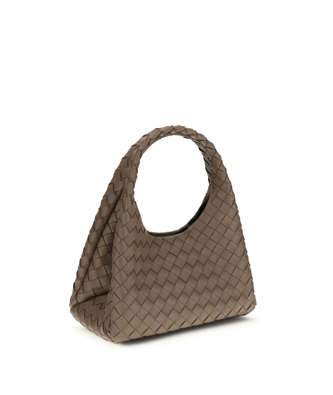 BOTTEGA VENETA Коричневая кожаная сумка тоут, фото 2