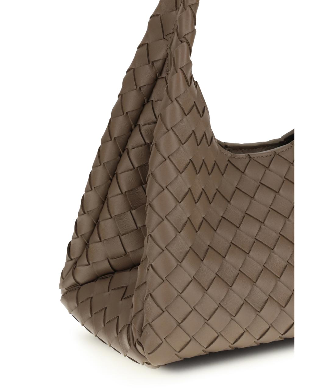 BOTTEGA VENETA Коричневая кожаная сумка тоут, фото 4