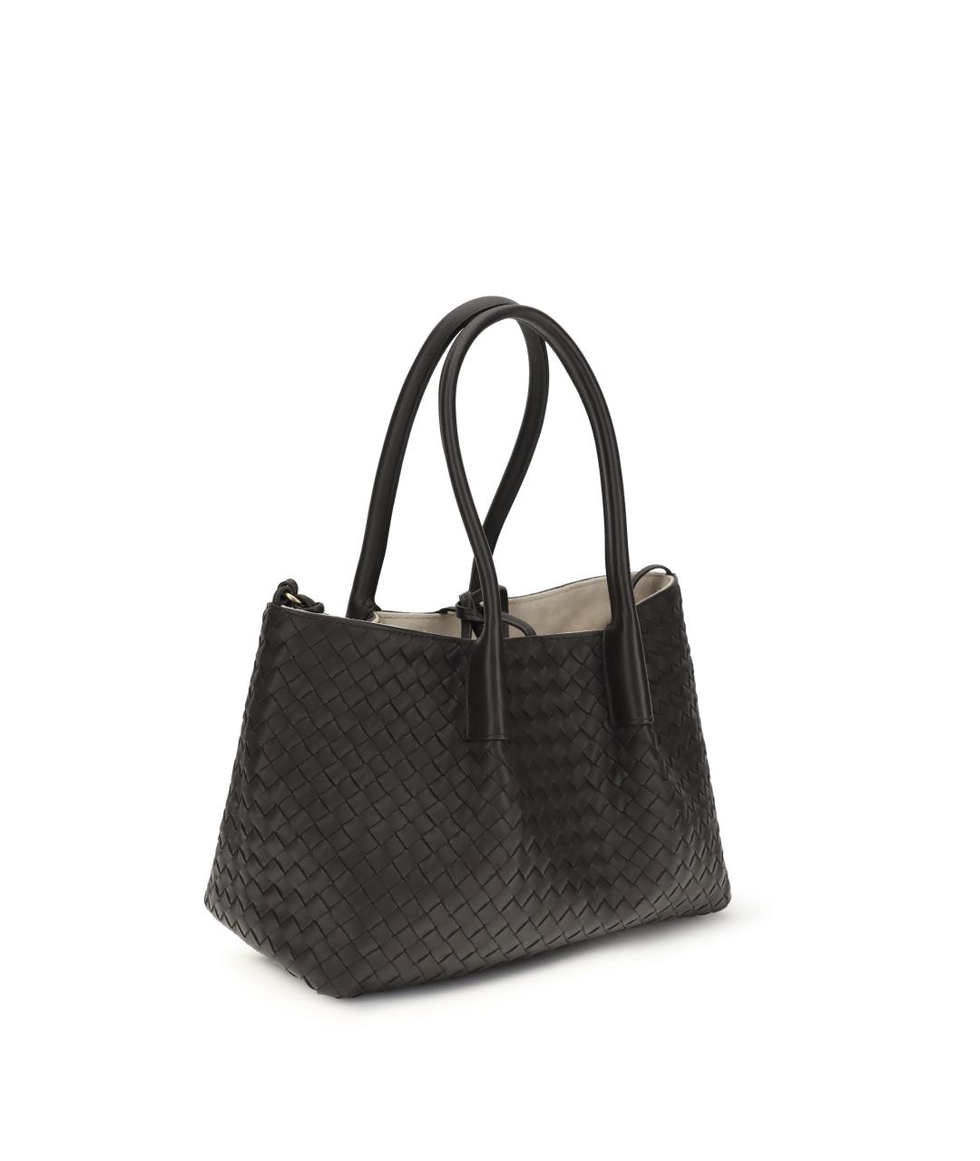 BOTTEGA VENETA Коричневая кожаная сумка тоут, фото 3