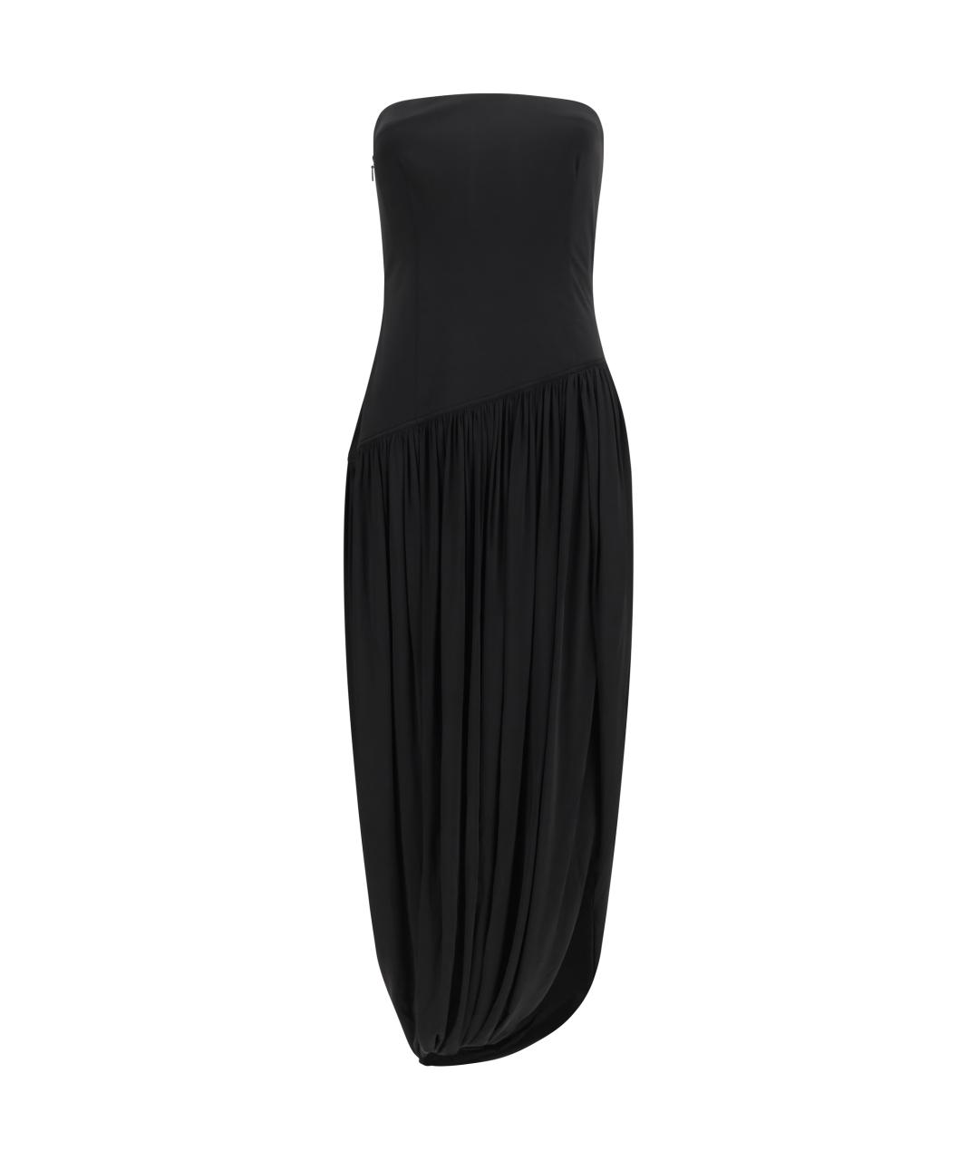 FERRAGAMO Черное вискозное вечернее платье, фото 1