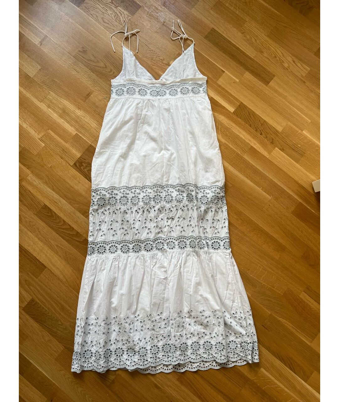 SEE BY CHLOE Белое хлопковое повседневное платье, фото 2