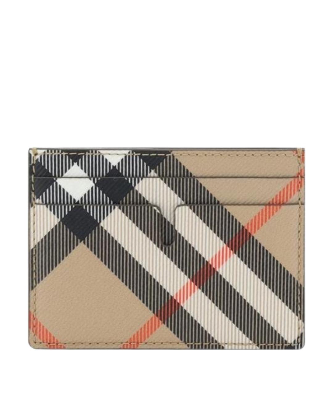 BURBERRY Бежевый кардхолдер, фото 1