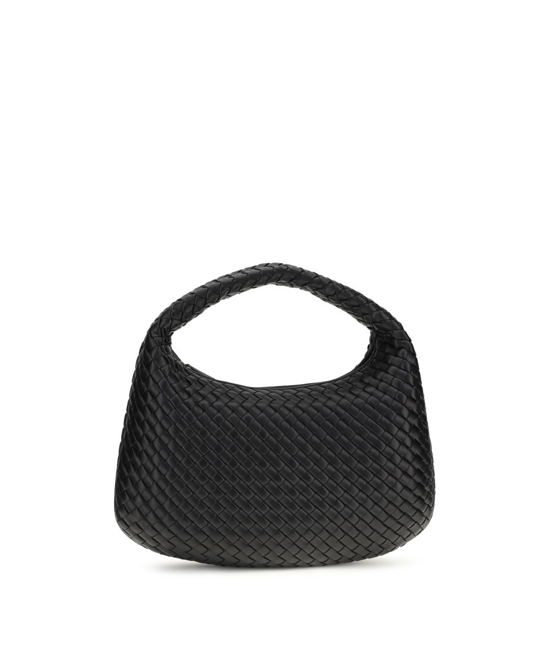 BOTTEGA VENETA Черная кожаная сумка через плечо, фото 1