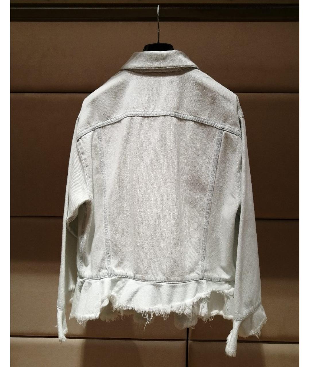 MSGM Голубая хлопковая куртка, фото 2