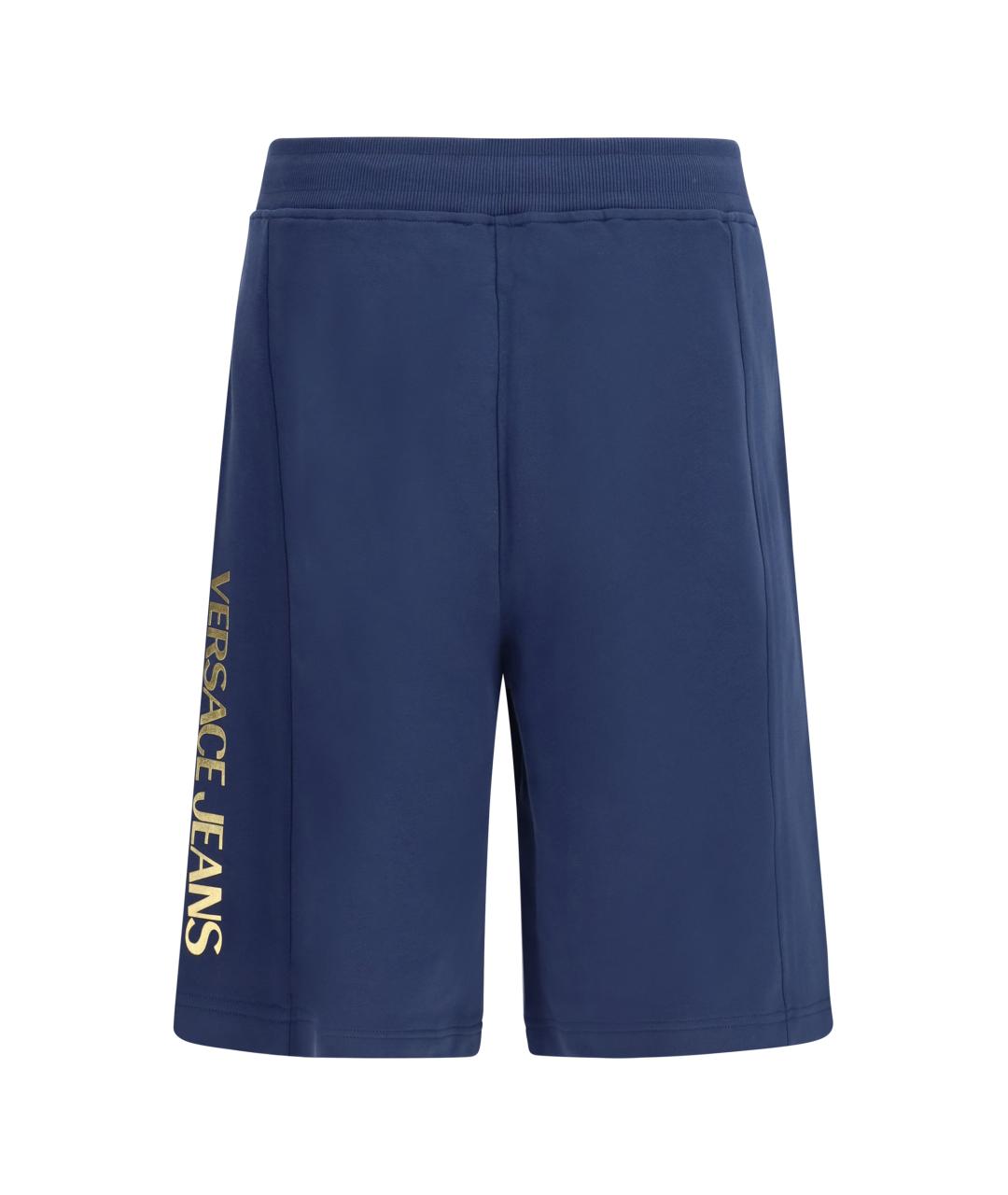VERSACE JEANS COUTURE Синие хлопковые шорты, фото 2