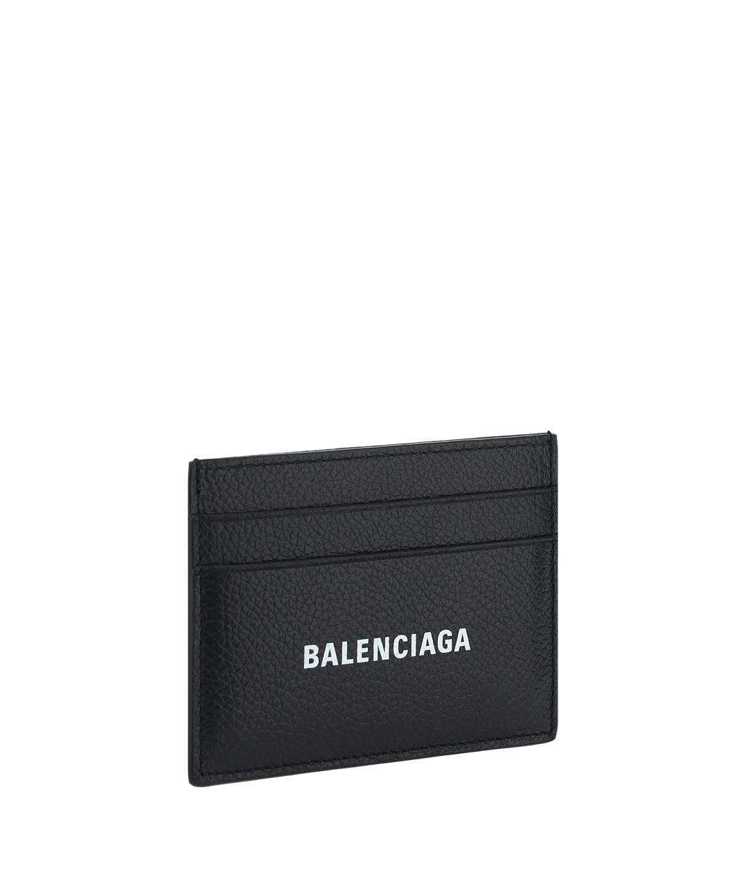 BALENCIAGA Черный кожаный кардхолдер, фото 2