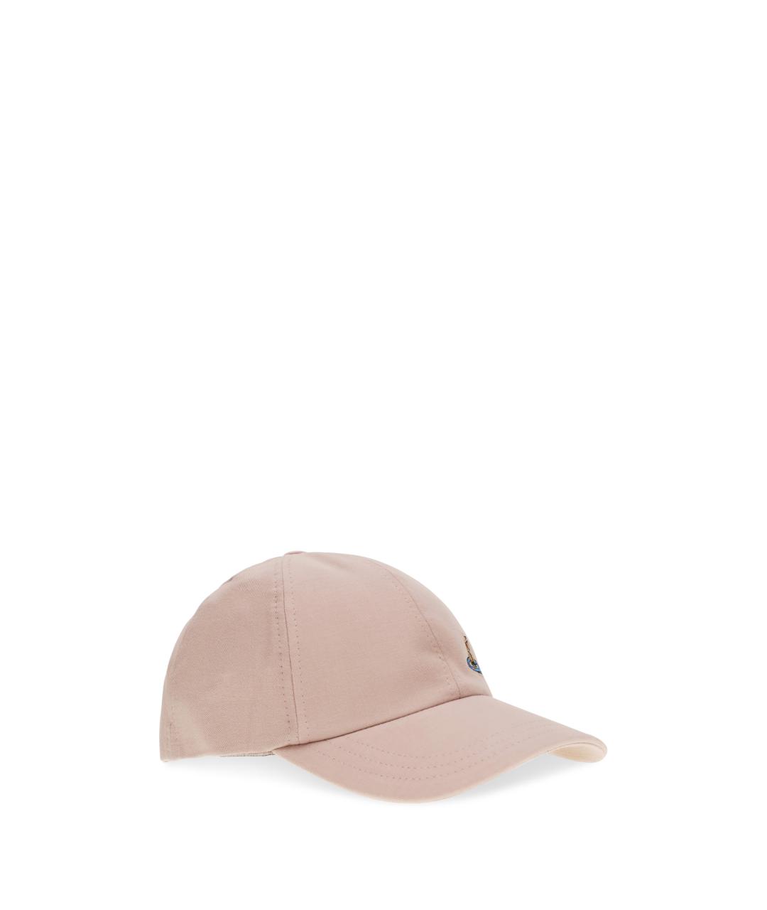 VIVIENNE WESTWOOD Розовая хлопковая кепка, фото 2