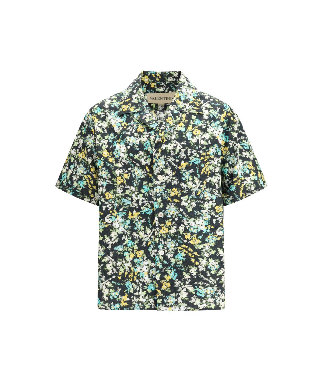 VALENTINO Мульти хлопковая кэжуал рубашка, фото 1