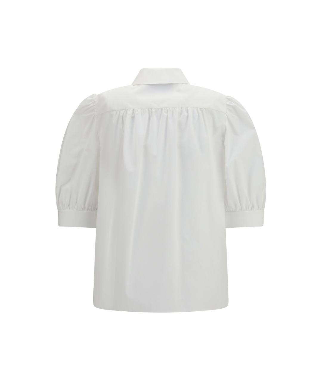 VALENTINO Белая хлопковая рубашка, фото 2