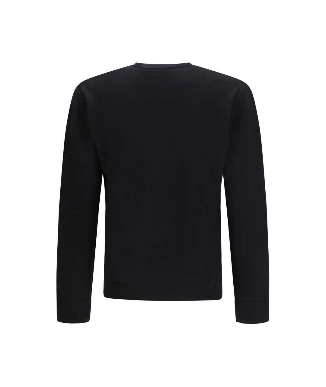 VALENTINO Черный шерстяной джемпер / свитер, фото 2