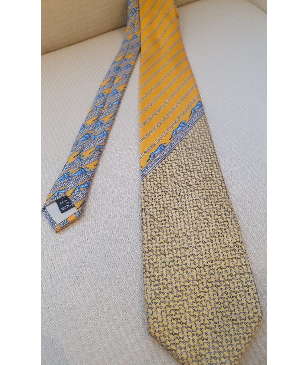 VERSACE Мульти шелковый галстук, фото 5