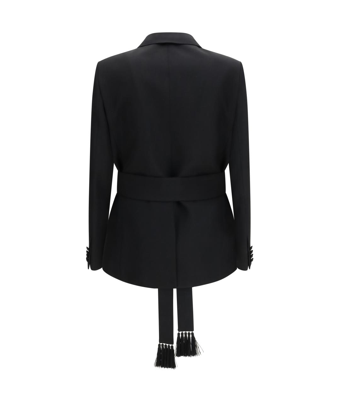 VALENTINO Черный шерстяной пиджак, фото 2