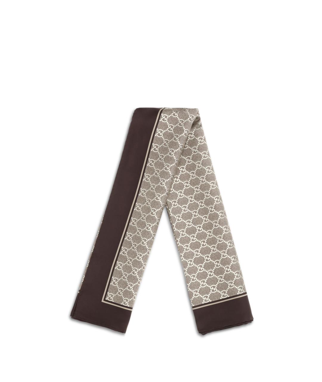 GUCCI Мульти шелковый шарф, фото 1