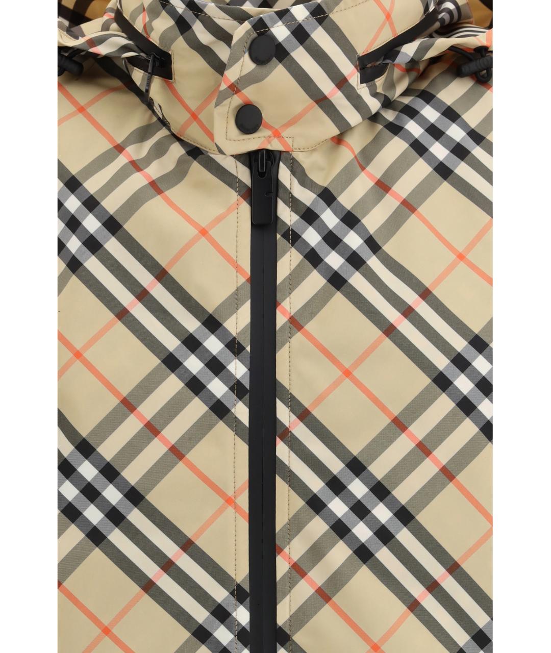 BURBERRY Мульти полиэстеровая куртка, фото 3