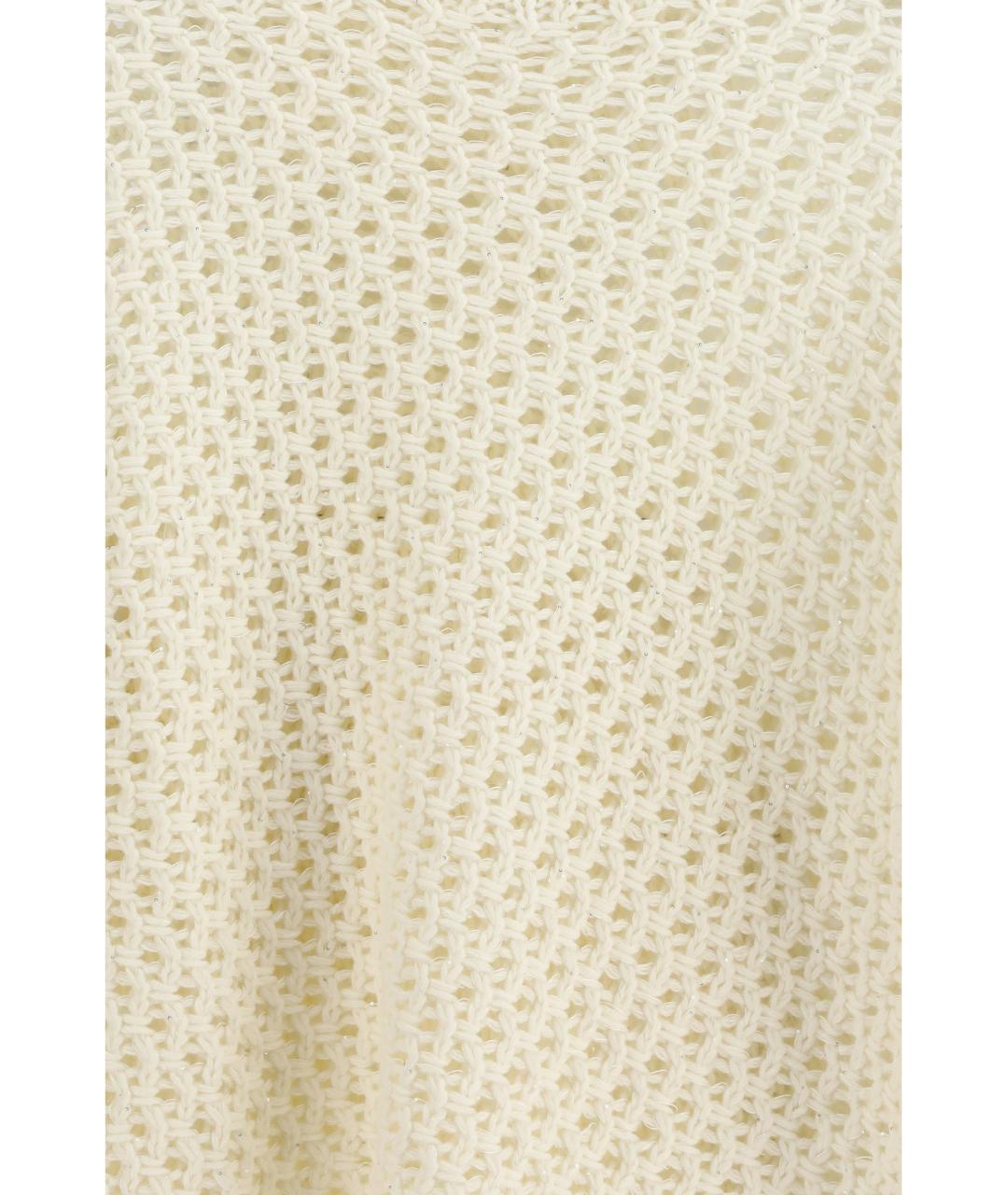 FABIANA FILIPPI Белый шерстяной джемпер / свитер, фото 3