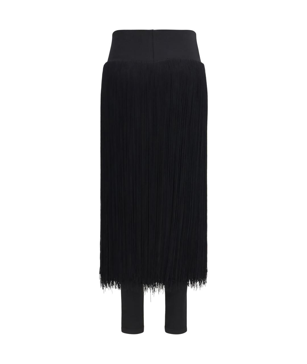 ALAIA Черные вискозные леггинсы и велосипедки, фото 2