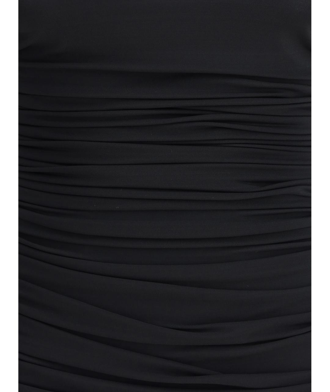 ALAIA Черная вискозная футболка, фото 3