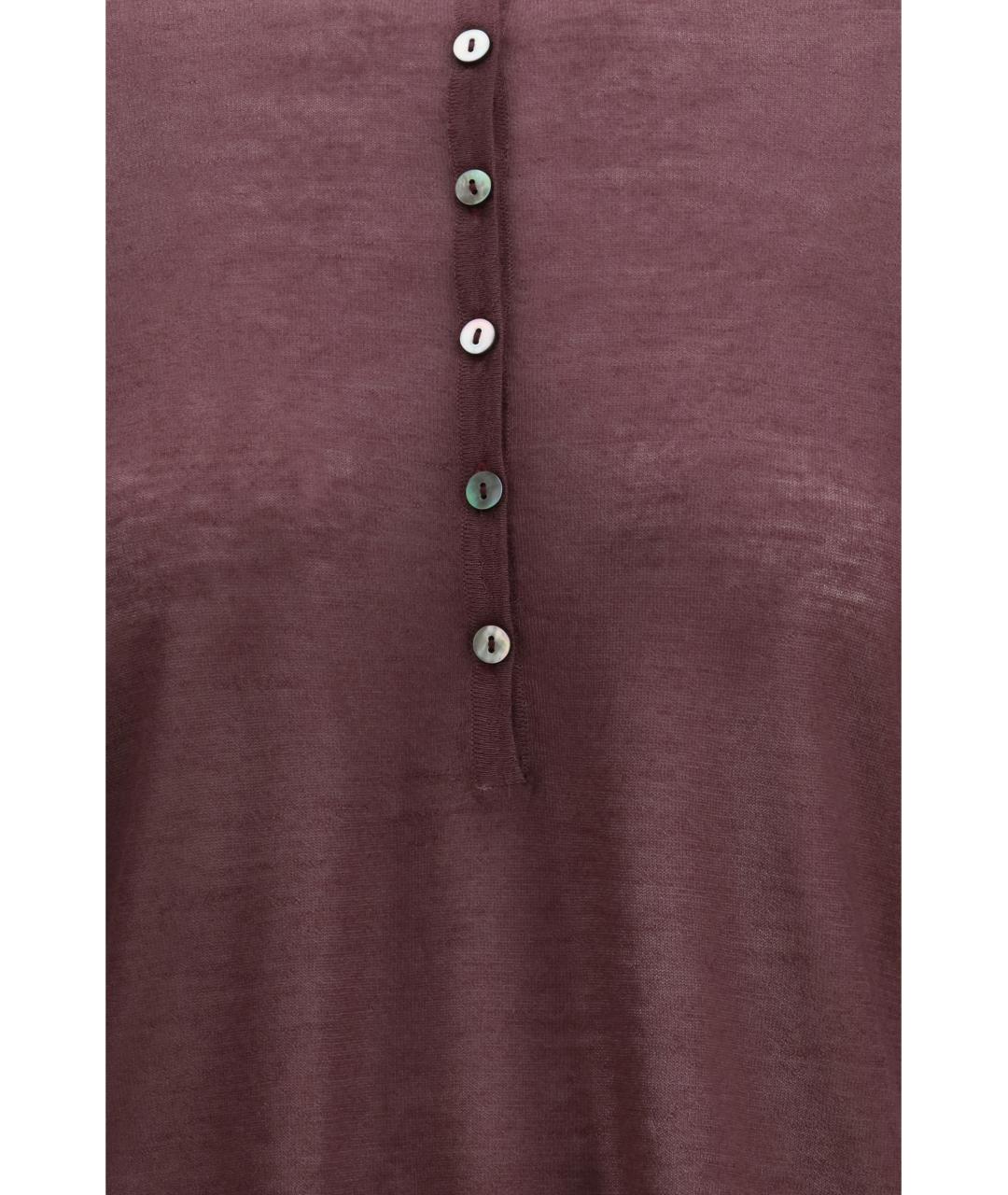 MIRROR IN THE SKY Бордовый кашемировый джемпер / свитер, фото 3