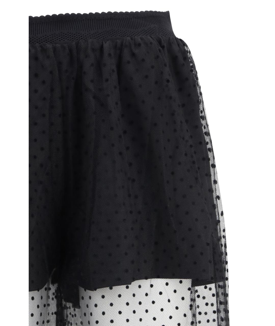 ALAIA Черные синтетические брюки широкие, фото 3