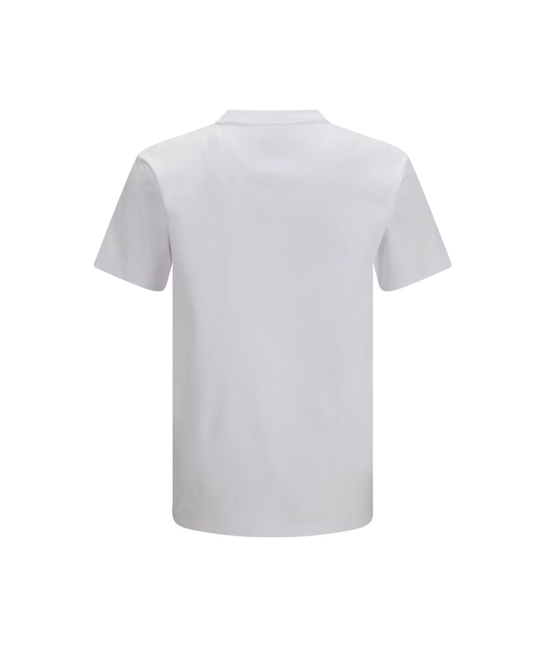 FENDI Белая хлопковая футболка, фото 2