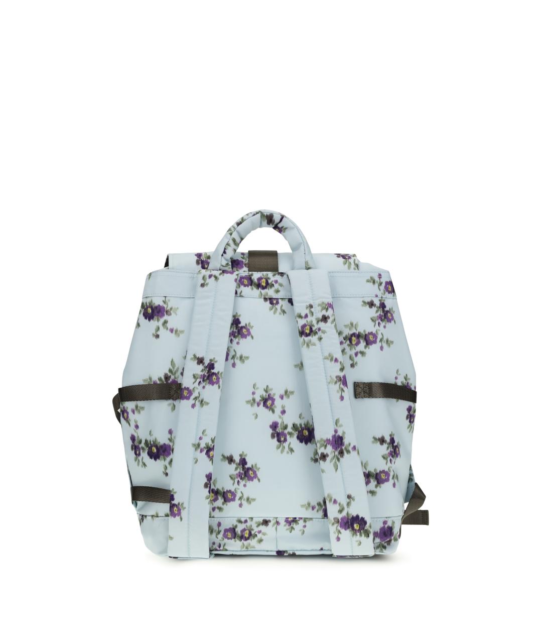 GANNI Бирюзовый тканевый рюкзак, фото 2