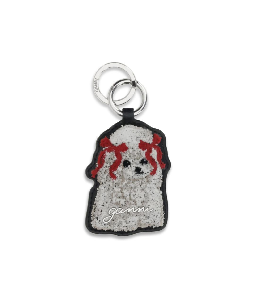 GANNI Черный брелок, фото 1