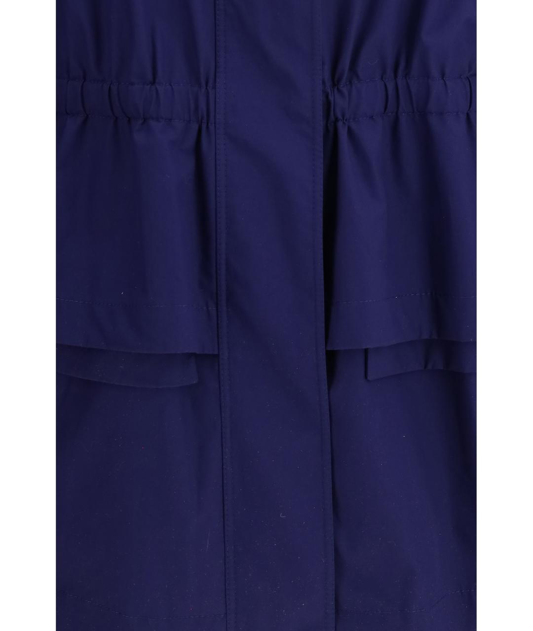 FENDI Синяя хлопковая парка, фото 3