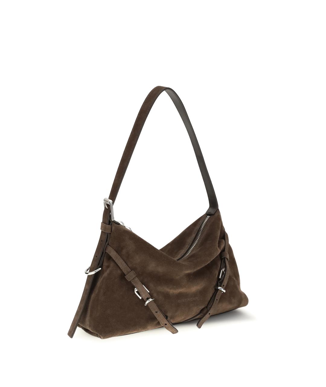 GIVENCHY Коричневая замшевая сумка через плечо, фото 2