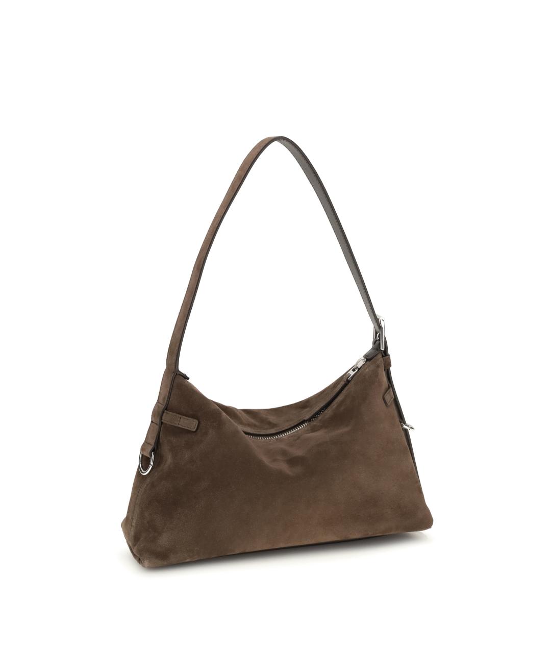 GIVENCHY Коричневая замшевая сумка через плечо, фото 3