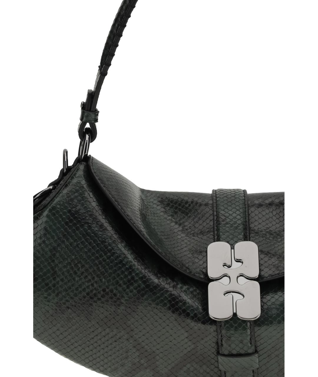 GANNI Черная сумка через плечо, фото 4