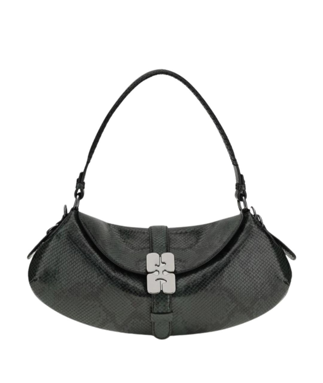 GANNI Черная сумка через плечо, фото 1