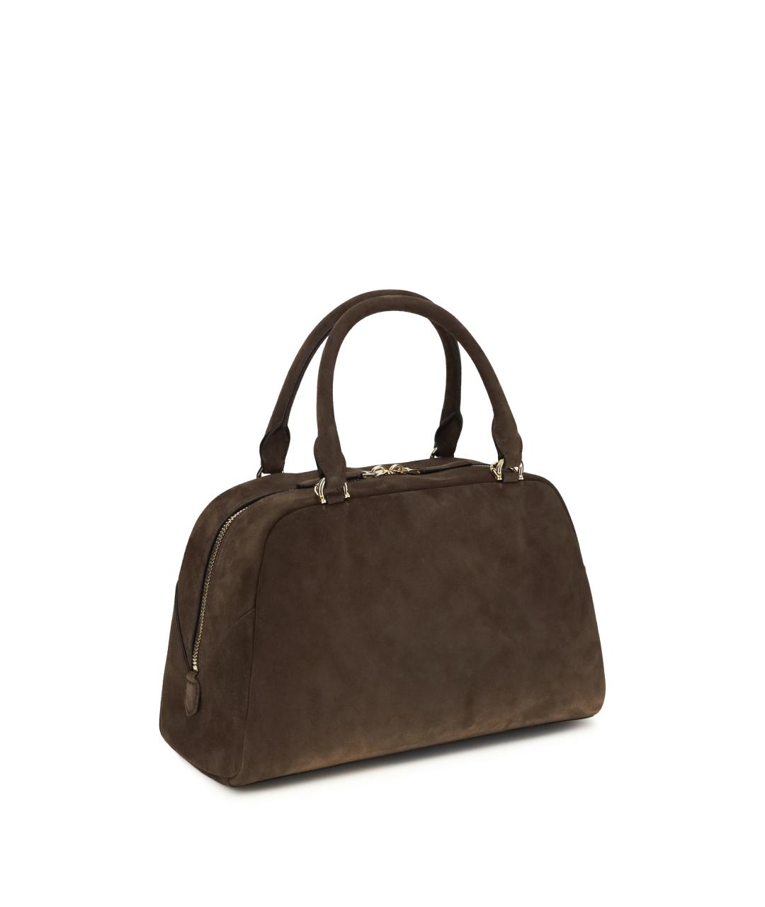 GIVENCHY Коричневая замшевая сумка с короткими ручками, фото 3