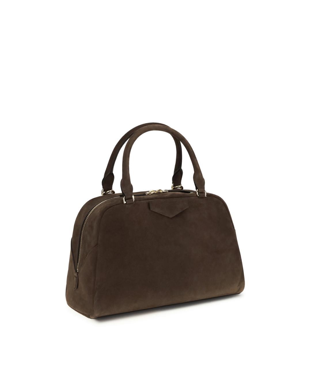 GIVENCHY Коричневая замшевая сумка с короткими ручками, фото 2