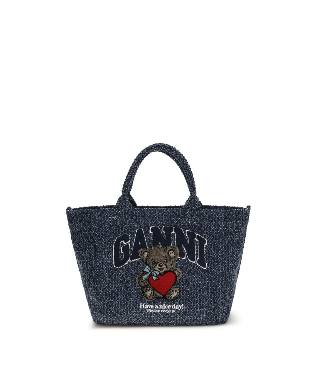 GANNI Мульти хлопковая сумка тоут, фото 1