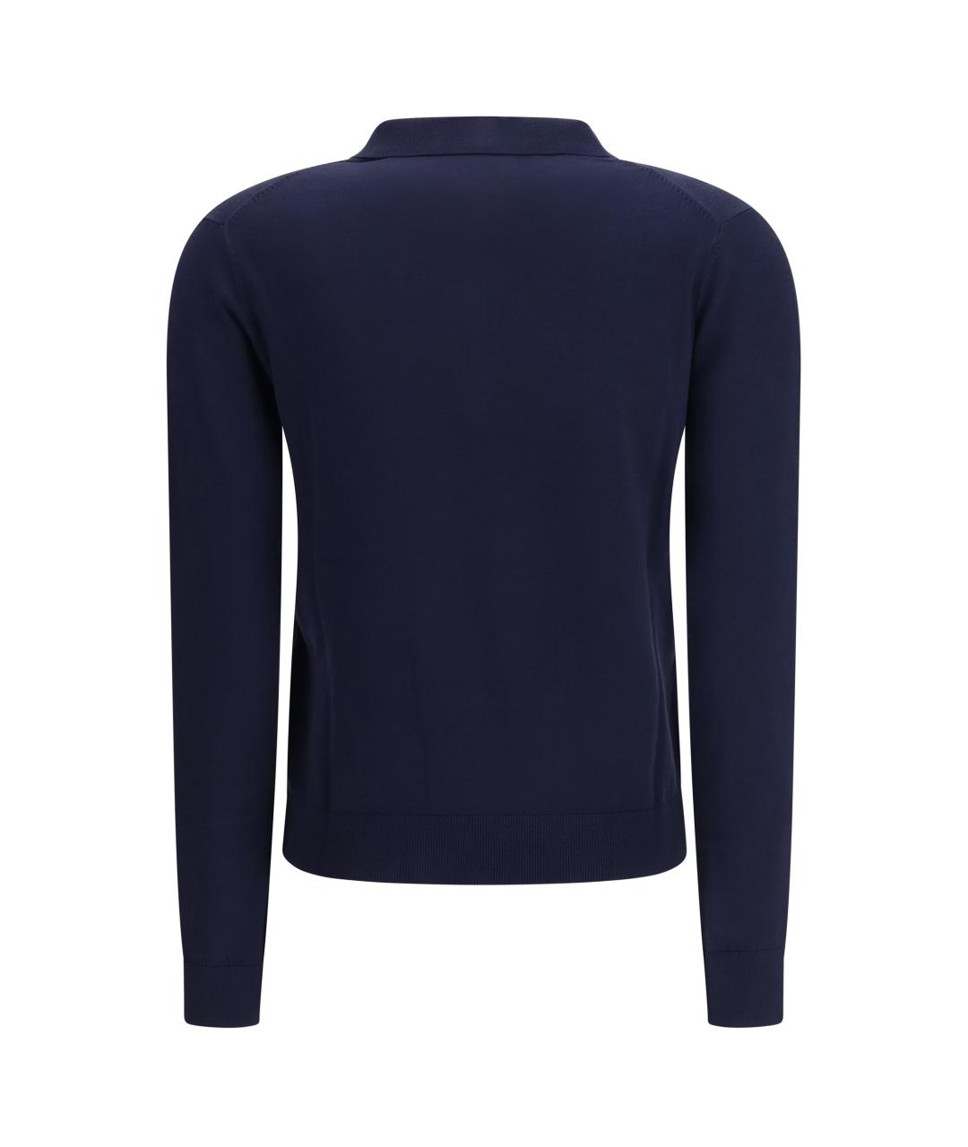 WEEKEND MAX MARA Темно-синий вискозный джемпер / свитер, фото 2