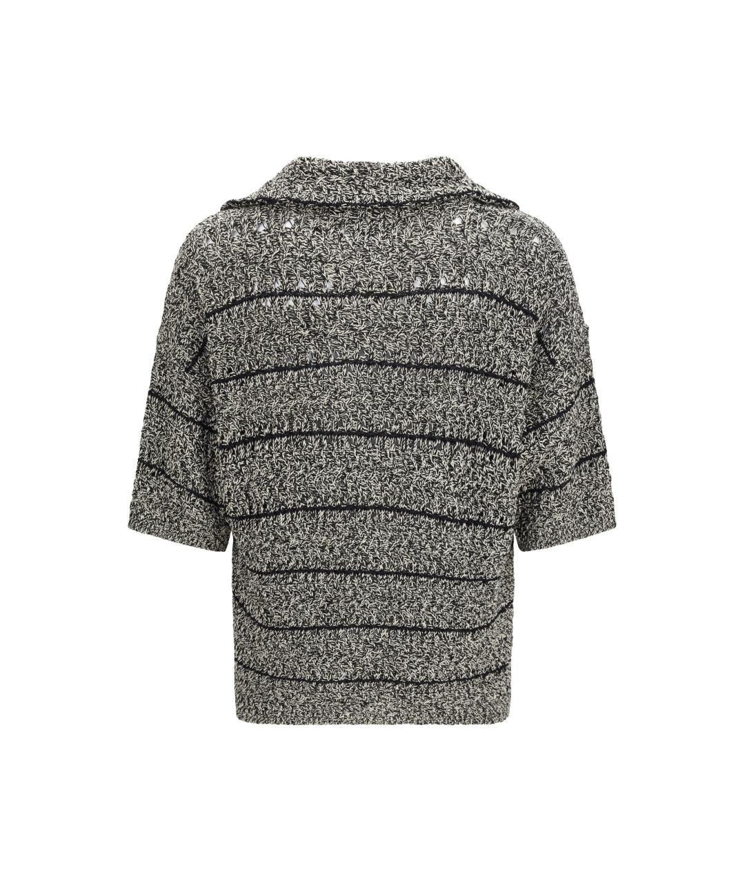 ROBERTO COLLINA Серая хлопковая кэжуал рубашка, фото 2