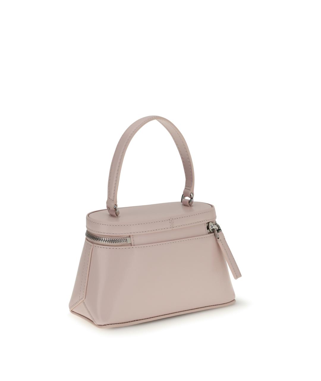 GIVENCHY Розовая кожаная сумка с короткими ручками, фото 3