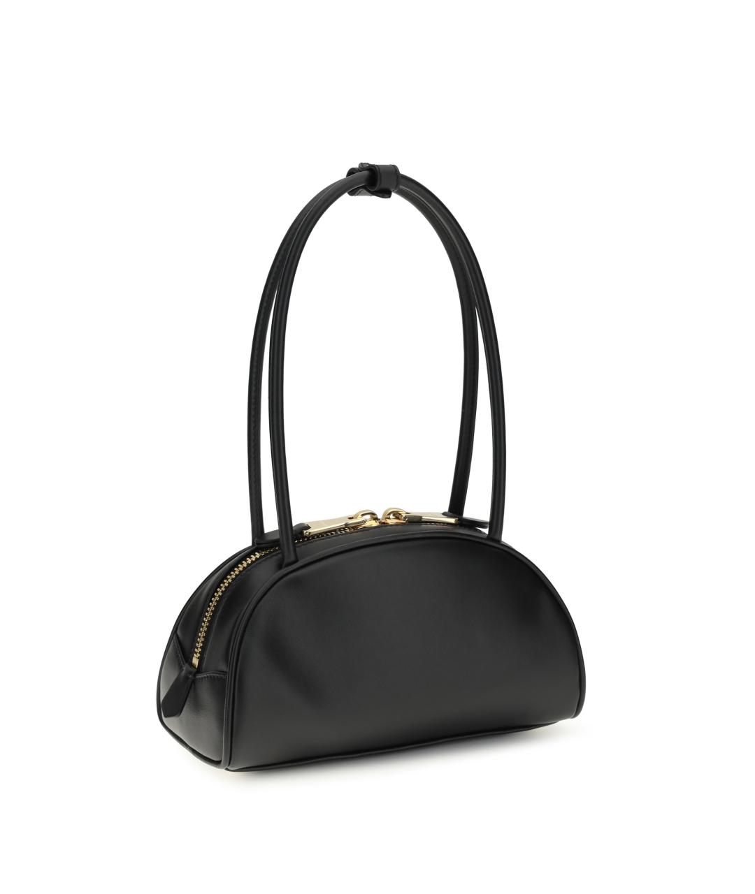 MIU MIU Черная кожаная сумка через плечо, фото 3