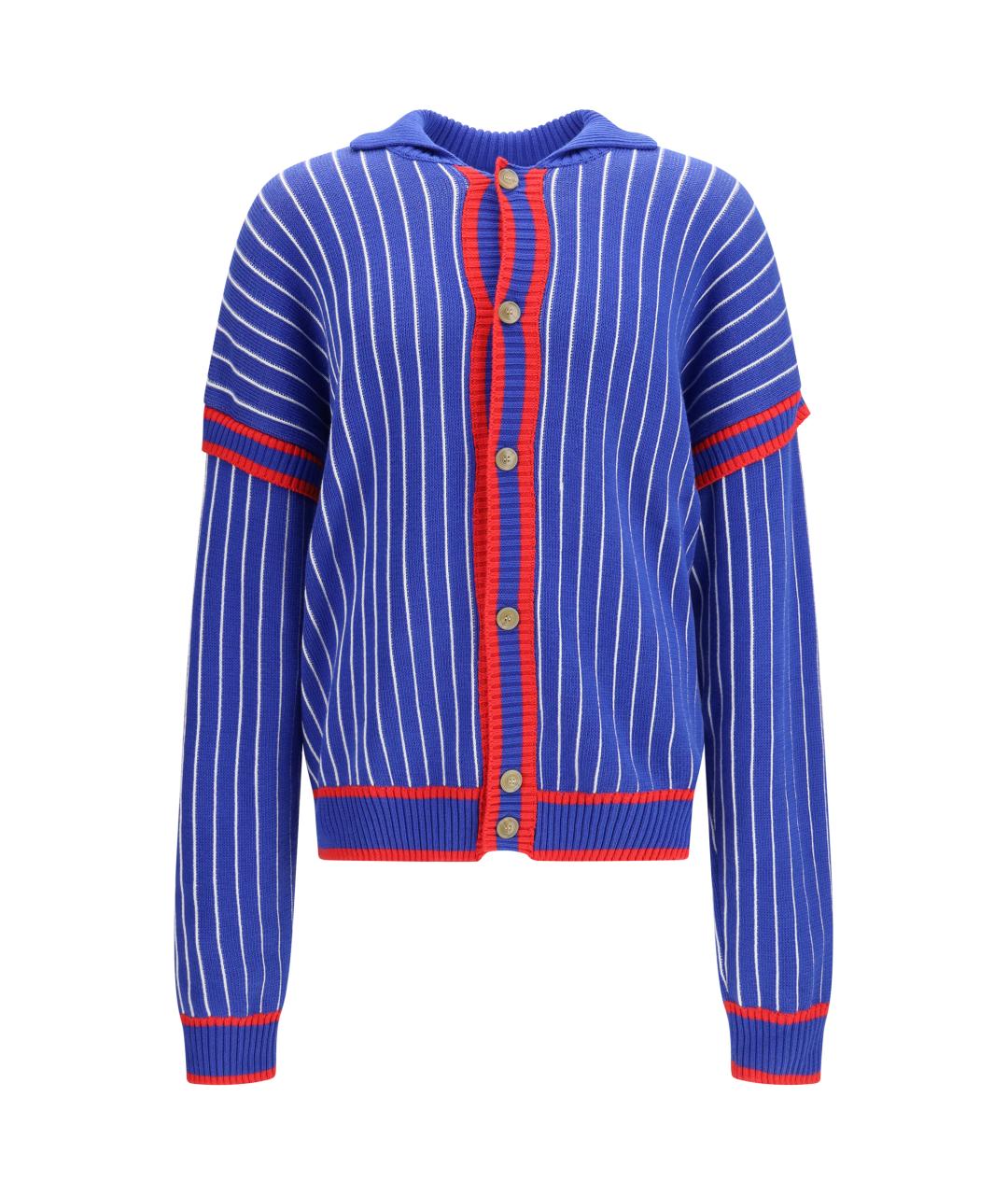 GCDS Синий хлопковый кардиган, фото 1