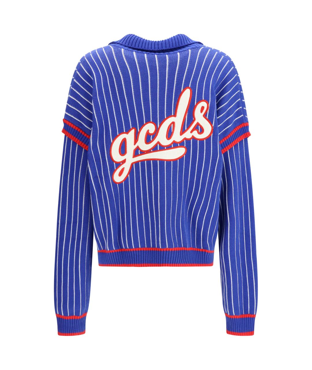 GCDS Синий хлопковый кардиган, фото 2