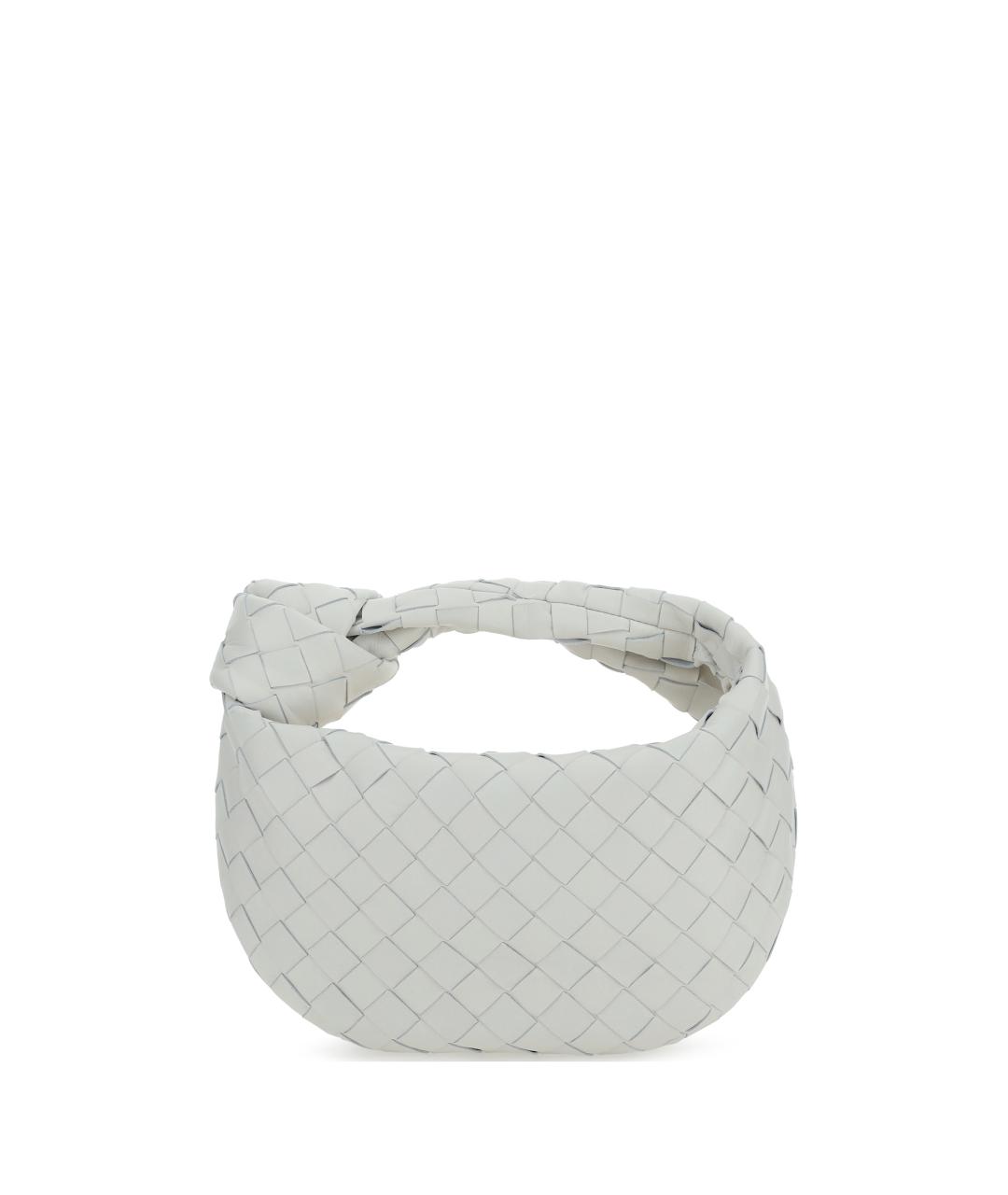 BOTTEGA VENETA Белая кожаная сумка через плечо, фото 1
