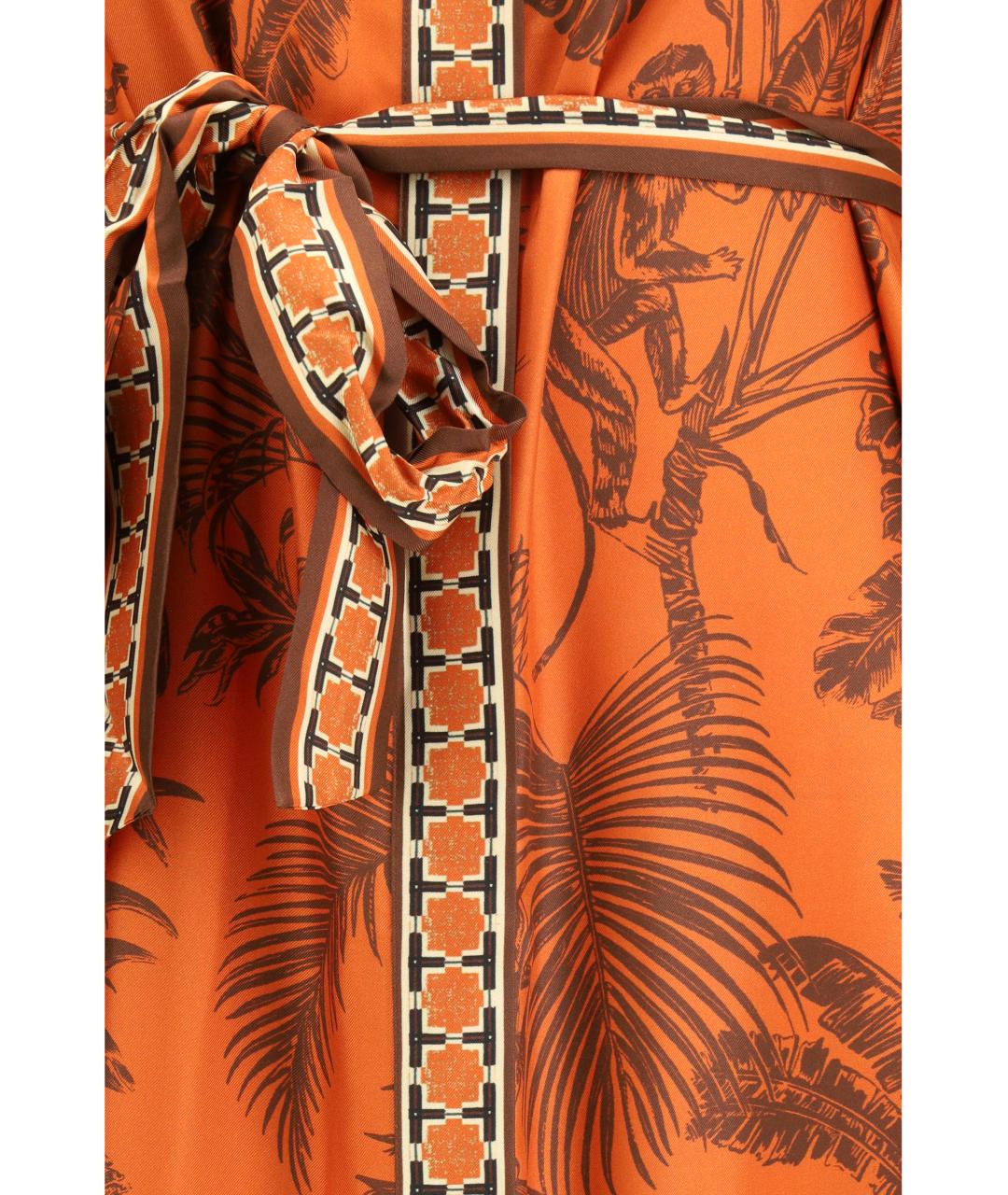 Alemais Мульти шелковое повседневное платье, фото 3