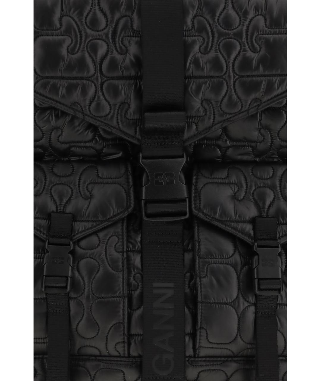 GANNI Черный рюкзак, фото 3