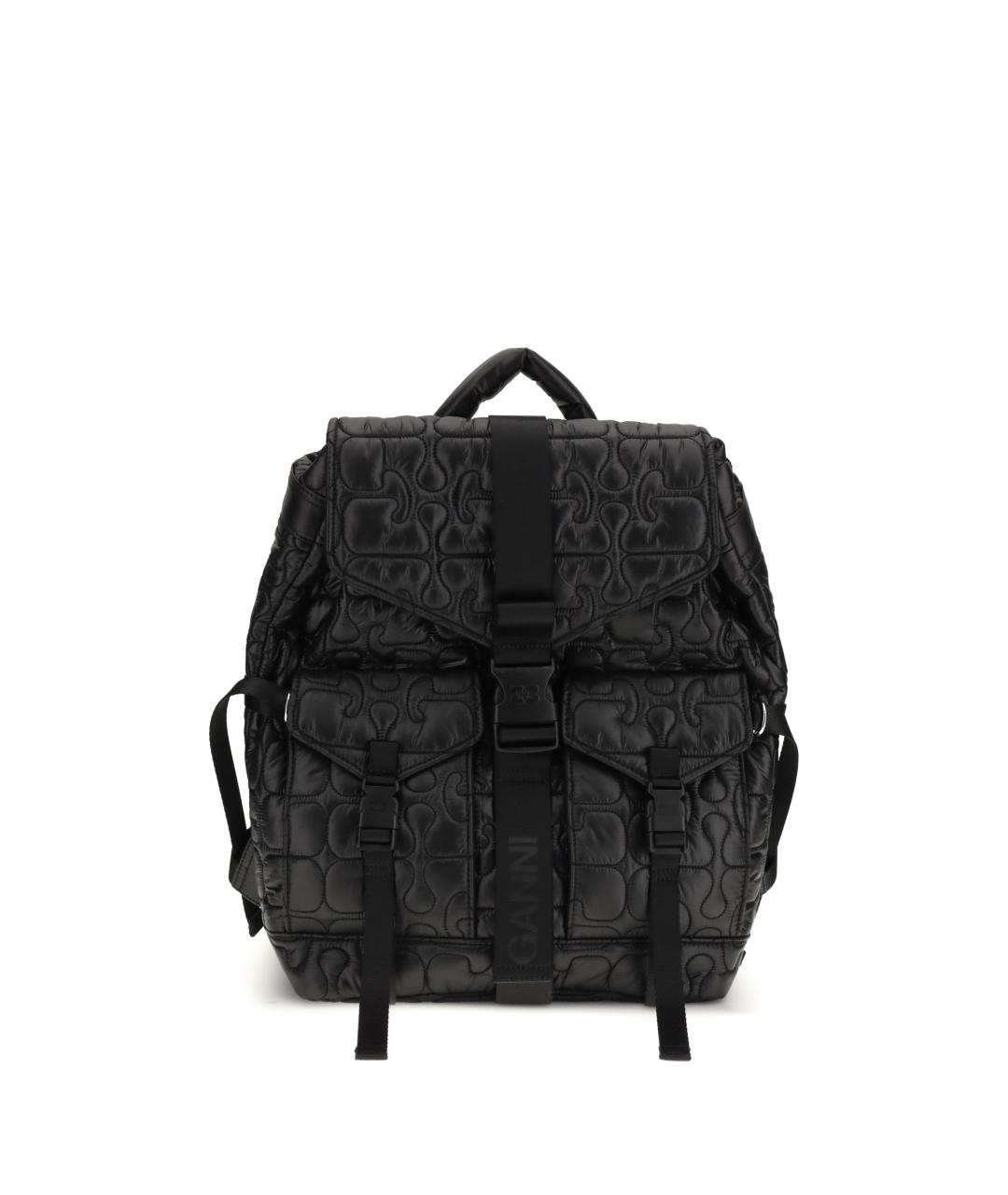 GANNI Черный рюкзак, фото 1