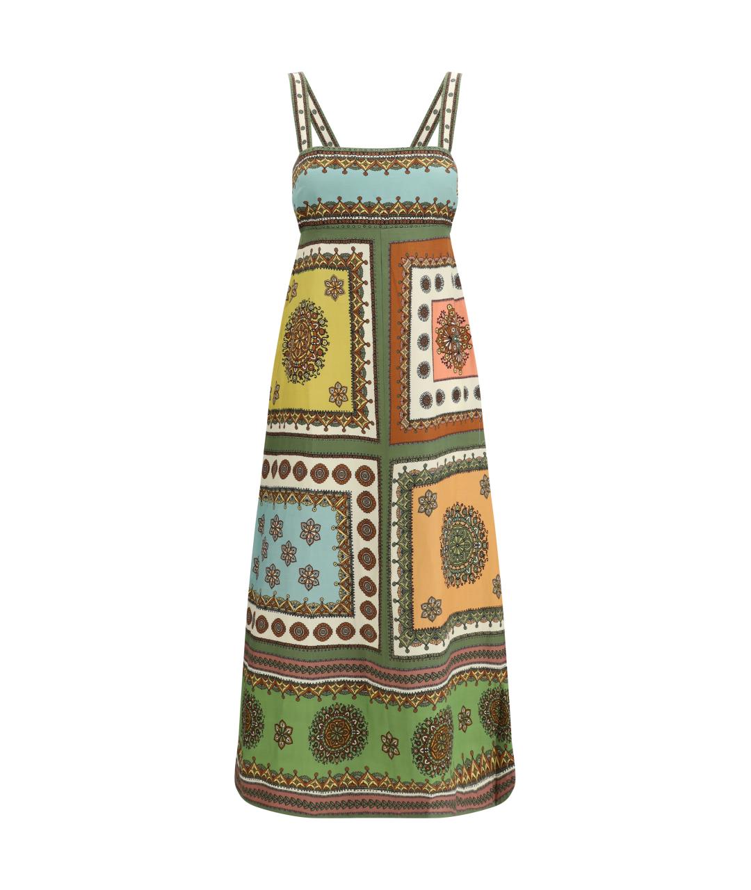 Alemais Мульти вискозное повседневное платье, фото 1