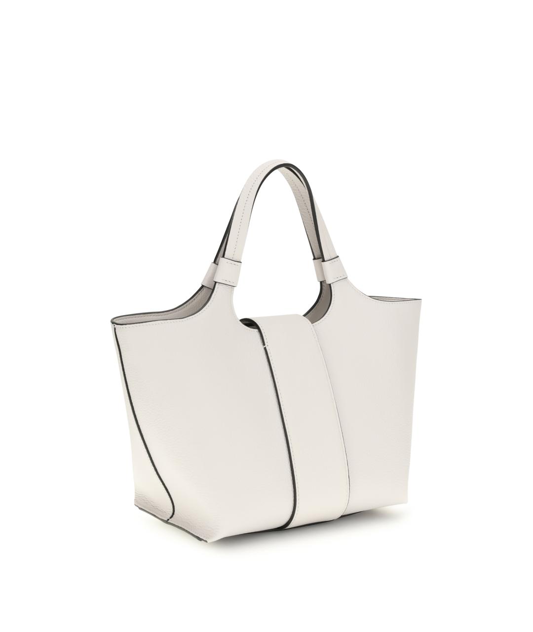 ROGER VIVIER Белая кожаная сумка тоут, фото 3