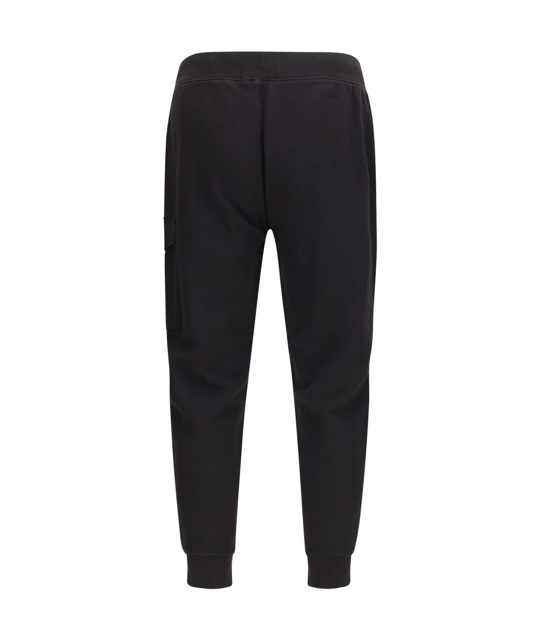 CP COMPANY Черные хлопковые повседневные брюки, фото 2