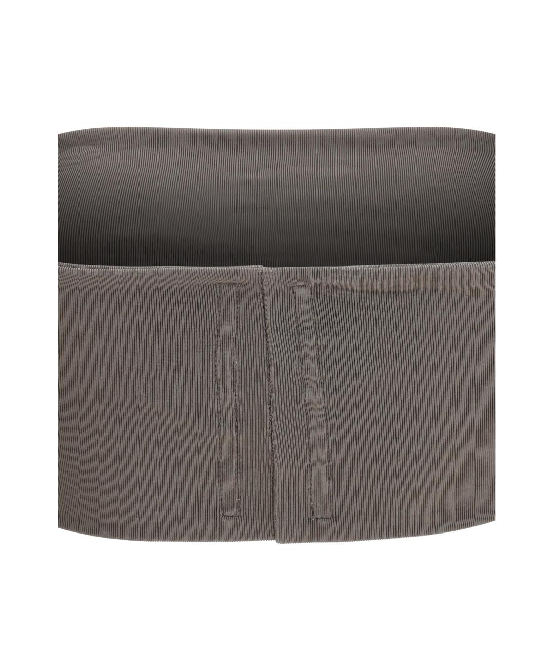 RICK OWENS Серая вискозная майка, фото 3