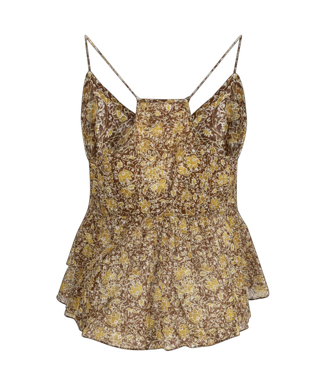 ISABEL MARANT ETOILE Мульти хлопковая майка, фото 2